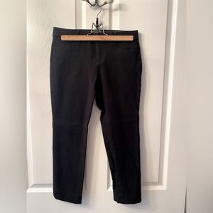 Black Banana Republic cropped work pants